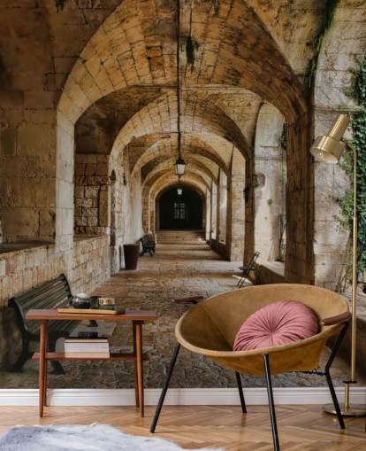 3d tunnel old building wallpaper 3d tunnel old building wallpaper