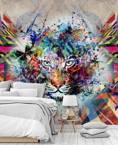 papel tapiz de graffiti tigre papel tapiz de graffiti tigre