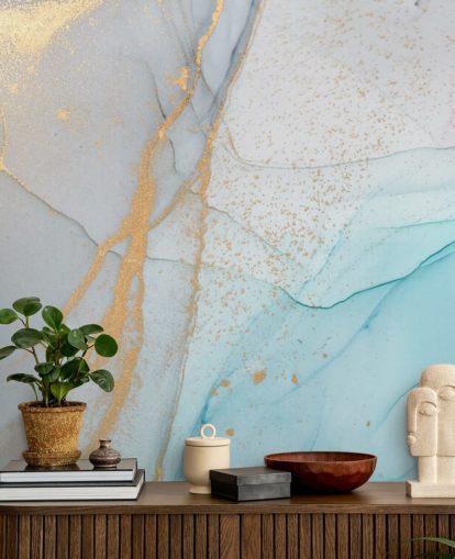 light blue and gold marble wallpaper light blue and gold marble wallpaper