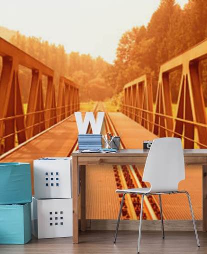 seepia näkymä rautatiesilta tapetti seepia näkymä rautatiesilta tapetti