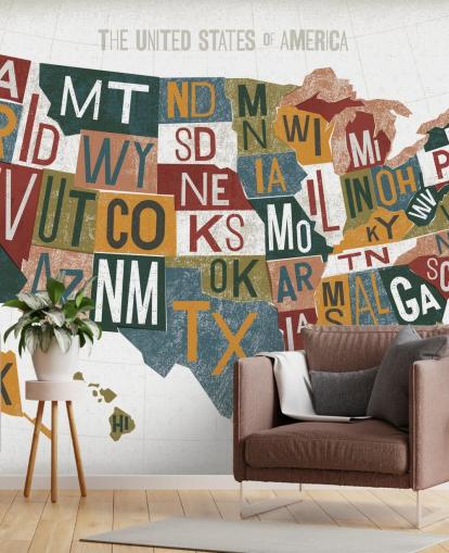 värikäs USA kartta tapetti värikäs USA kartta tapetti