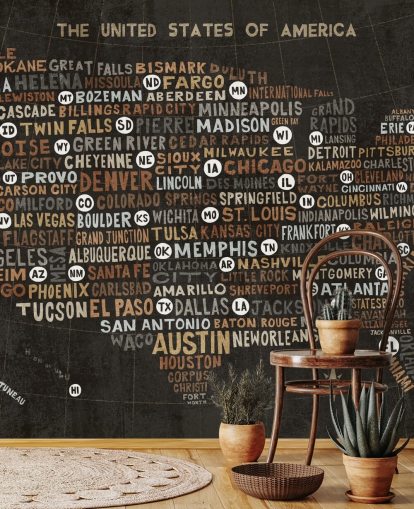 papel de parede escuro mapa dos EUA papel de parede escuro mapa dos EUA