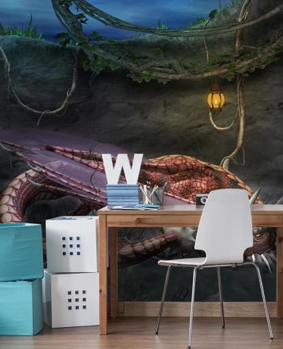 Papel de Parede Dormindo Dragão Papel de Parede Dormindo Dragão