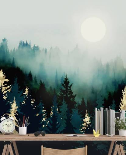 dimmiga abstrakt skog tapeter dimmiga abstrakt skog tapeter