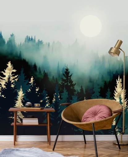 misty abstract forest wallpaper misty abstract forest wallpaper