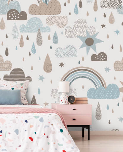 light blue and brown rainbow wallpaper light blue and brown rainbow wallpaper