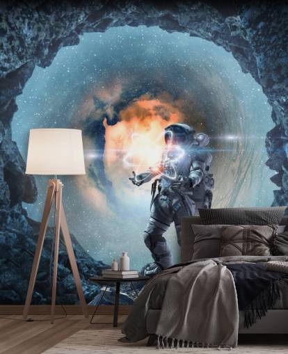 astronaut in space cave wallpaper astronaut in space cave wallpaper