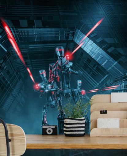 robots shooting guns wallpaper robots shooting guns wallpaper