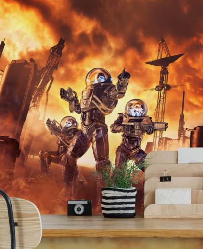 three sci fi soldiers wallpaper three sci fi soldiers wallpaper