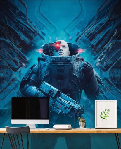 carta da parati cyberman holding gun carta da parati cyberman holding gun