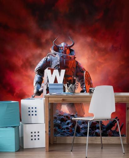 cyber viking sotilas tapetti cyber viking sotilas tapetti