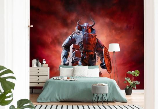 cyber viking sotilas tapetti