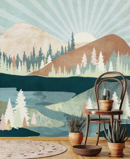 green and peach mountains wallpaper green and peach mountains wallpaper