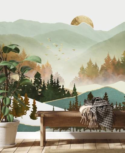 pale green and gold mountain wallpaper pale green and gold mountain wallpaper