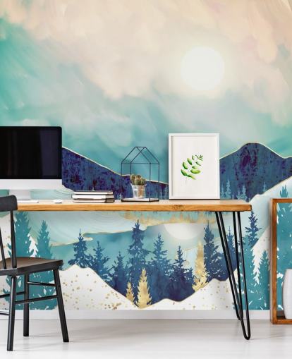 blue and white mountain wallpaper blue and white mountain wallpaper