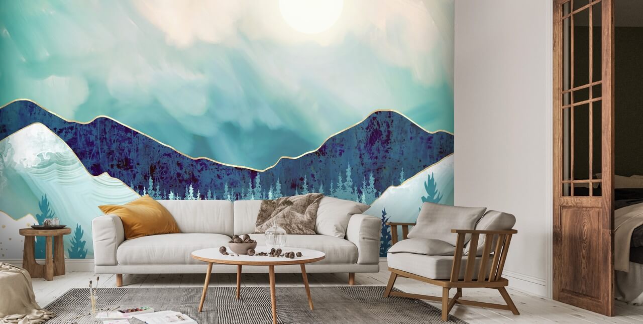 Sky Reflection Wall Mural | Wallsauce US