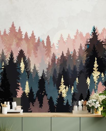 dark blue and pink forest wallpaper dark blue and pink forest wallpaper