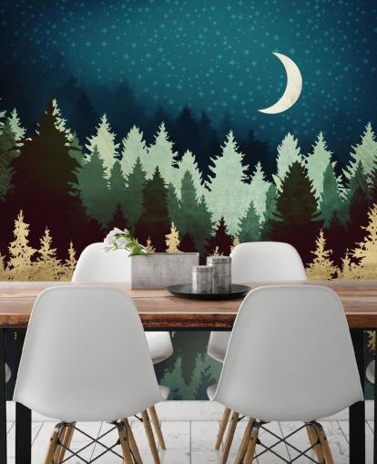 marinha e ouro floresta e lago papel de parede marinha e ouro floresta e lago papel de parede