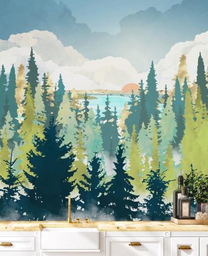 mörkgrön och ljusgrön skog tapeter mörkgrön och ljusgrön skog tapeter