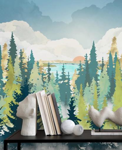 mörkgrön och ljusgrön skog tapeter mörkgrön och ljusgrön skog tapeter