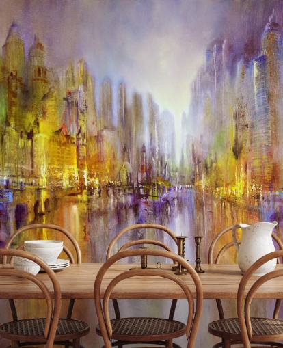 colourful abstract painting city wallpaper colourful abstract painting city wallpaper