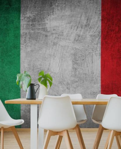 bandiera italiana con carta da parati dall'aspetto rustico bandiera italiana con carta da parati dall'aspetto rustico
