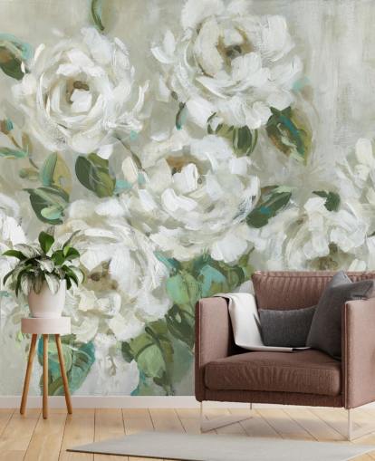 sage green and off white floral wallpaper sage green and off white floral wallpaper