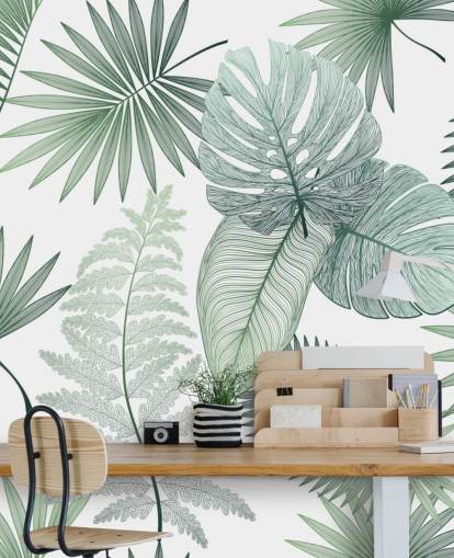 gröna blad tapet gröna blad tapet