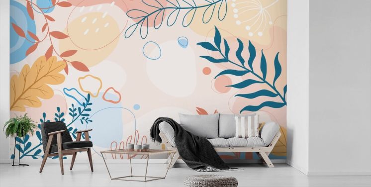 colourful shapes wallpaper