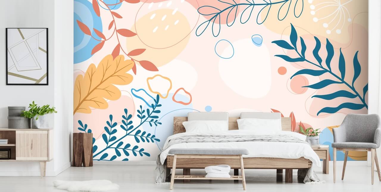 colourful shapes wallpaper