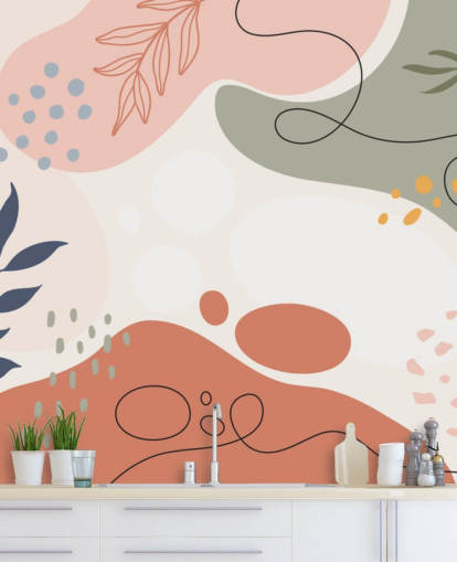 fargerik abstrakt form tapet fargerik abstrakt form tapet