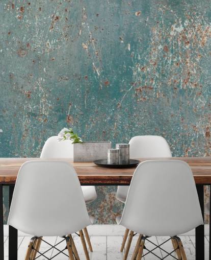 papier peint industriel bleu et cuivre appelé Industrial Grunge pour les chambres, les bars et les cuisines papier peint industriel bleu et cuivre appelé Industrial Grunge pour les chambres, les bars et les cuisines