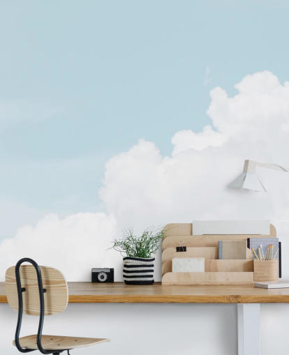 papel de parede céu azul nublado papel de parede céu azul nublado