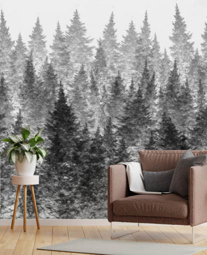 mustavalkoinen metsä tapetti mustavalkoinen metsä tapetti