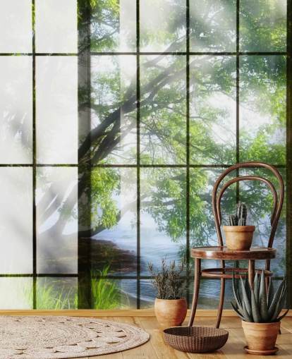 carta da parati effetto finestra carta da parati effetto finestra