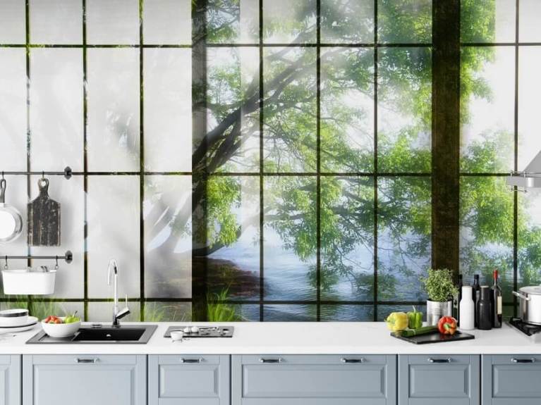 Window Wallpaper - Window View Wall Murals | Wallsauce UK