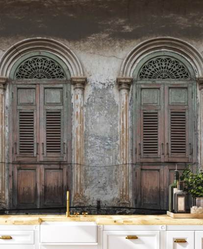 papier peint deux portes anciennes papier peint deux portes anciennes