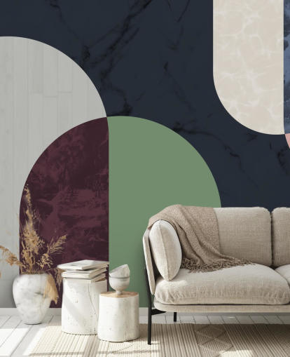 dark bauhaus style shapes wallpaper dark bauhaus style shapes wallpaper