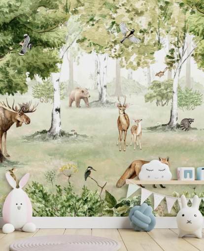 fondo de pantalla de animales del bosque en un bosque fondo de pantalla de animales del bosque en un bosque