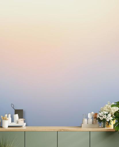 blue and yellow ombre wallpaper mural called Dusk Ombre blue and yellow ombre wallpaper mural called Dusk Ombre