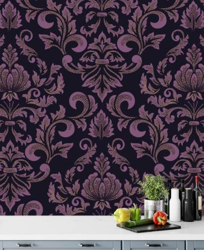 purple and black damask wallpaper purple and black damask wallpaper