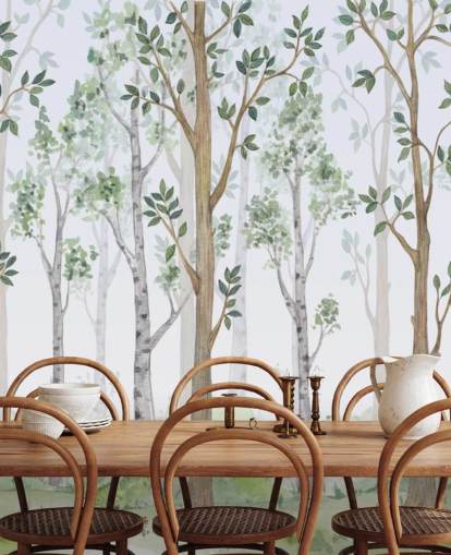 papier peint arbres peints papier peint arbres peints