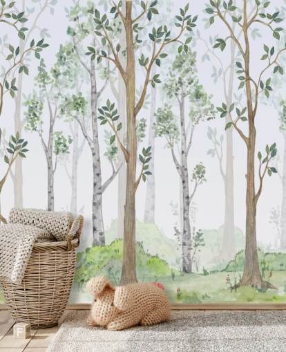 painted trees wallpaper painted trees wallpaper