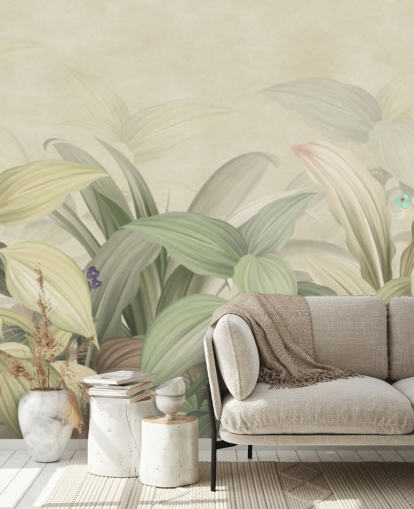 vaaleanvihreä lehti viidakko tapetti vaaleanvihreä lehti viidakko tapetti