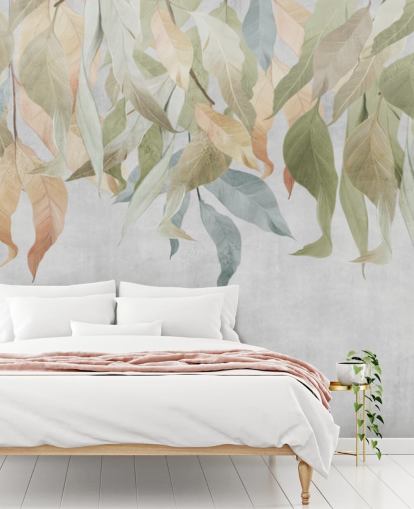 green and golden brown hanging leaves wallpaper green and golden brown hanging leaves wallpaper