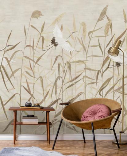 flying herons amongst reeds wallpaper flying herons amongst reeds wallpaper