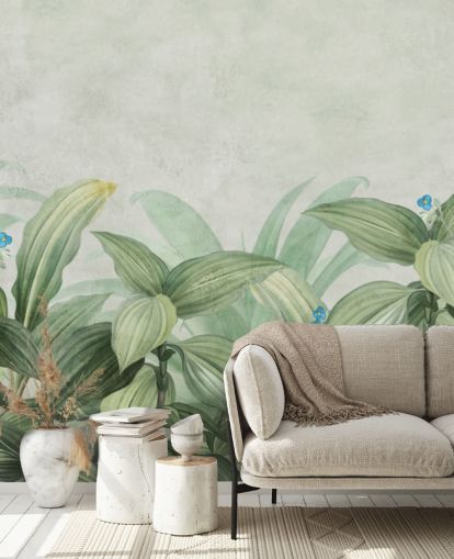 frische grüne Blatt-Tapete frische grüne Blatt-Tapete