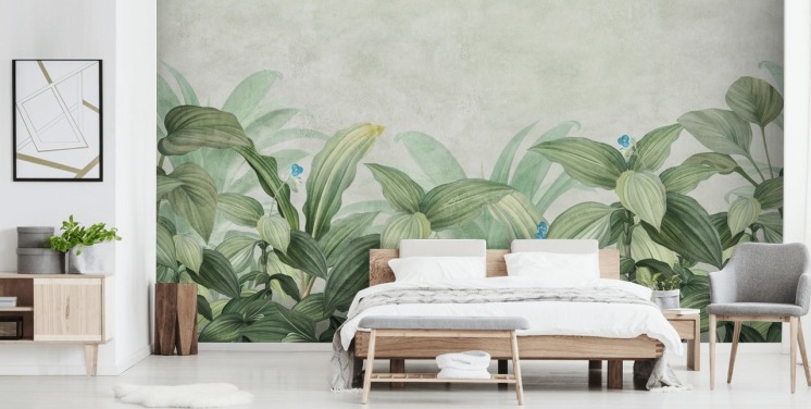 fresh green leaf wallpaper
