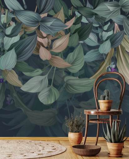 dark leafy wallpaper dark leafy wallpaper