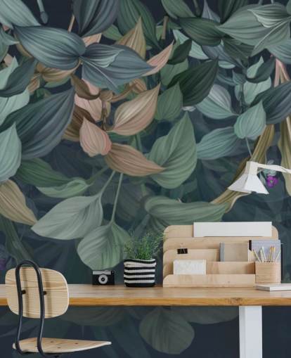 mørk bladgrøntsager tapet mørk bladgrøntsager tapet